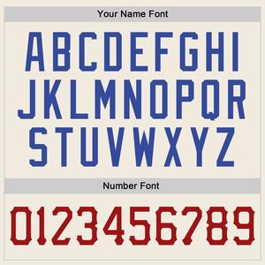 Rouge personnalisé-Maillot de baseball authentique royal - Product Image 6