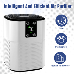Purificateur d'air HEPA blanc Cobectal ZQ2000A pour chambre à coucher, bureau et animaux domestiques, prise américaine - Product Image 4