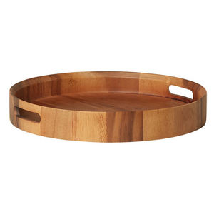 Plateau de service multifonctionnel en bois naturel minimaliste fait à la main pour la cuisine et les mariages - Product Image 2