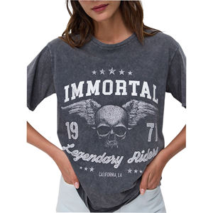 T-shirt d'été décontracté pour femme, coupe classique, col rond, manches longues, 100% coton respirant, taille XS - Product Image 4