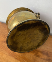 Vente chaude Antique Or Cuivre Finition Aluminium avec poignée de lion Jardinière Pot Vase pour la Maison et le Jardin Décoration de Mariage