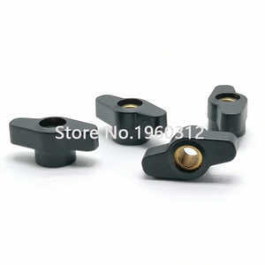 5 pièces M4 M5 M6 25 # diamètre de la tête bakélite serrer les écrous papillon tête en plastique bouton à main écrou boulons de meubles - Product Image 3