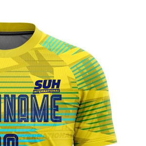 เสื้อฟุตบอลแบบซับลิเมชั่นสั่งทำพิเศษ ขายดีที่สุด แขนสั้นสำหรับฤดูร้อน คุณภาพสูง ระบายอากาศได้ดี สวมใส่สบาย พร้อมบริการ OEM - Product Image 4