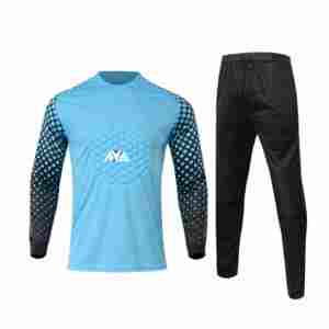 Vêtements de football personnalisés, maillot à manches longues, uniforme de gardien de but, ensemble d'uniformes de gardien de but de football - Product Image 1