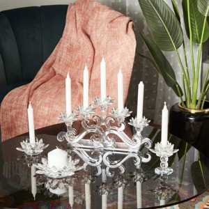เชิงเทียนที่สวยงามการตกแต่งที่หรูหราเน้นการตกแต่งที่ทันสมัยตารางกลางโรแมนติกและงานรื่นเริงตกแต่งบ้านและห้องนั่งเล่น - Product Image 5