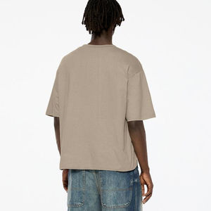 T-shirt surdimensionné pour hommes de qualité supérieure Design unique Tissu respirant Style personnalisé à la mode pour Fitness T-shirts pour hommes - Product Image 2