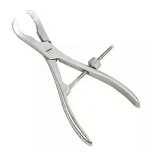 Pince de retrait de vis Instruments orthopédiques chirurgicaux incurvés à longue mâchoire pointue en acier inoxydable Pince à os - Product Image 6