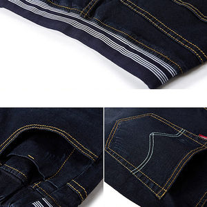 Nouveaux hommes Denim Jeans Shorts élastique Slim Fit mode porté à la main Style été Shorts personnalisé hommes Denim Jeans Shorts OEM - Product Image 4