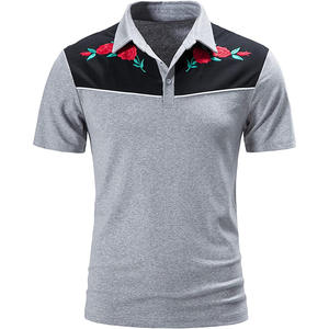 Hombres verano 100% algodón Casual transpirable fresco de talla grande cómodo equipo ligero secado rápido manga corta bordado personalizado - Product Image 1