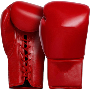 ถุงมือมวยกีฬาหนังสำหรับฝึกซ้อมและ MMA สำหรับอุปกรณ์กีฬาถุงมือมวยออกแบบโลโก้ได้ตามต้องการ - Product Image 2