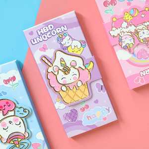 Bloc de Notas Adhesivas Triple con Diseño de Unicornio para Promociones - Product Image 3