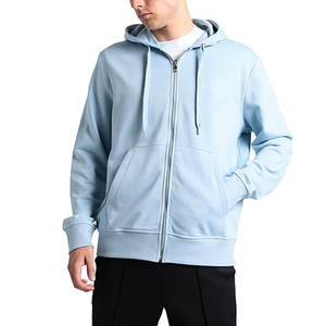 Sudadera con Capucha y Cremallera para Hombre, Estilo Urbano, Algodón Grueso, Tejido Cálido, Producción de Exportación, Marca Privada, Pedidos al por Mayor de Fábrica - Product Image 2