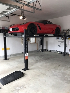 ลิฟต์ยกรถแบบ4เสาลิฟต์ยกรถแบบไฮดรอลิกเครื่องยกรถยนต์สำหรับงานหนัก - Product Image 2