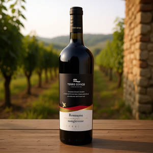 Terre Cevico Sangiovese Di Romagna Superiore DOC 6 Bottles Per Box 750ml Smooth Barrel Style Italian Red <b>Wine</b> - Product Image 3