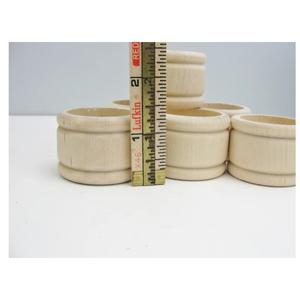 Nouveaux anneaux de serviette en bois pour les mariages Table gros porte-mouchoirs décoration de fête anneau de serviettes en bois - Product Image 6