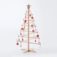 Diseño moderno 2023 árbol de Navidad de madera decoración de árboles de Navidad