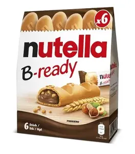 Nutella B-Ready Waffle de la mejor calidad con relleno de crema de avellanas 132g para ventas al por mayor - Product Image 2