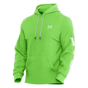 Sudadera con Capucha Unisex 100% Algodón, Diseño Sólido, Tejido de Punto, Uso Diario Informal, Talla Grande, Versión para Hombre, Logotipo Estampado en la Parte Delantera - Product Image 2