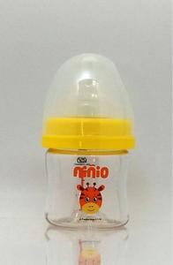Biberón de 60ml sin BPA con pezón de silicona suave, alimentador de leche infantil a prueba de fugas, seguro, no tóxico, proveedor OEM de India - Product Image 2