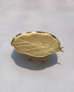 Bandeja de hojas duradera, plato de servicio de aluminio hecho a mano de lujo para comedor, hogar, cocina, boda, fiesta, celebración y bandeja de Hotel - Product Image 6