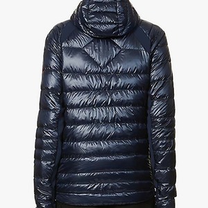 Veste d'extérieur légère et chaude pour hommes, vestes d'hiver à capuche bleues brillantes personnalisées, vestes d'hiver bouffantes remplies de duvet pour hommes - Product Image 2