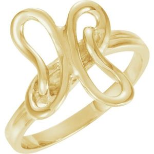 Romantic Freeform <b>Ring</b> with Natural Gemstones 18K Gold Plated Bohemia Style for Children and Adults Gift - Product Image 1