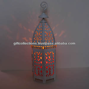 Farol de Vela Metálico Hecho a Mano de Diseño Moderno y Calidad Premium, Ecológico, para Decoración del Hogar, Disponible para Exportación - Product Image 2