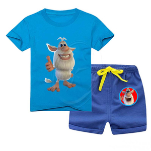 Conjuntos de ropa para niños pequeños, nuevo traje de moda de verano para bebés, conjuntos informales de algodón, ropa para niños, conjuntos de pantalones cortos y camisetas para niños - Product Image 1