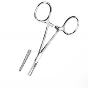 Produit de vente chaud personnalisé Terrirer pince hémostatique délicate 1x2 dents 8.5cm Instruments chirurgicaux en acier inoxydable - Product Image 5