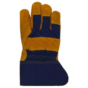 5 gréeur gants de travail sécurité robuste cuir de vachette fendu travailleur protection de sécurité gants à main - Product Image 4