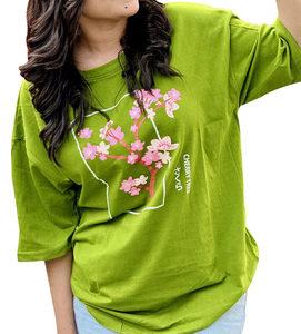 BD fournisseur unisexe surdimensionné tricoté 100% coton robe imprimé personnalisé été goutte épaule T-Shirt décontracté Streetwear - Product Image 1