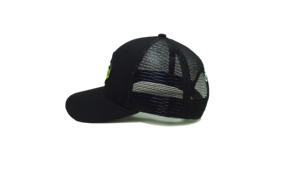 Gorra de camionero de malla negra de diseño ajustable y color, estilo ligero y transpirable para adultos, fabricada en Vietnam - Product Image 2