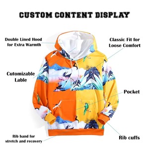 Top qualité Sublimation Hoodies mâle 3D imprimé à motifs sweat à capuche pour hommes automne hiver pull à capuche - Product Image 4