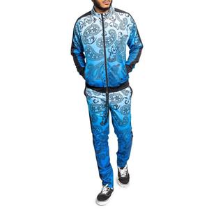 Traje de chándal personalizable con cremallera para hombre Tejido de poliéster ajustado con estampado de sublimación 100% algodón para invierno - Product Image 6