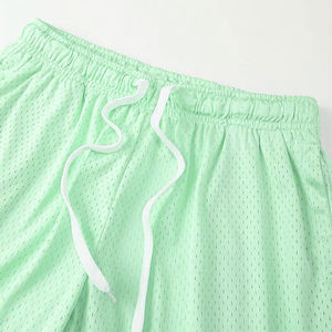 Best Quality Quick Dry Men Mesh Plain Shorts Breathable Elastic Waistband Men Mesh Shorts With Custom Design And Size - Product Image 4