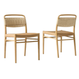 Sillas de Comedor Ecológicas Hechas con Madera Selecta, Acabado Liso, Diseño Moderno y Elegante, Aptas para Restaurantes, Villas y Parques - Product Image 6