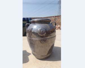 [Leo Nguyen Le] - Vente en gros de jolis pots d'extérieur en céramique vernissée noire mate, pots de jardin, jardinières hautes en céramique - Product Image 1