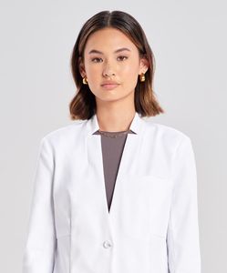 Bata de laboratorio de poliéster y algodón para mujer, abrigo de laboratorio de alta calidad para clínica médica, con logotipo personalizado para enfermera - Product Image 5