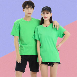 Venta al por mayor 95% algodón 5% Spandex manga corta Oem logo personalizado liso en blanco hombres Unisex manga corta Camiseta para hombres - Product Image 3