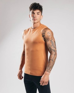 Wholesale Custom Gym Tank Top <b>Men</b> Vest <b>Mens</b> Running <b>Singlet</b> - Product Image 5