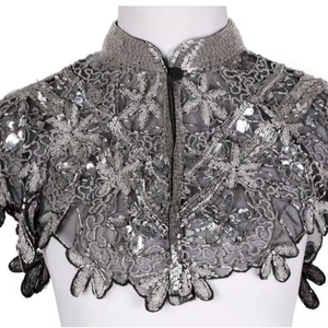 ชุดคลุมประดับด้วยลูกปัดเลื่อมเลื่อมผ้าโพลีเอสเตอร์ทรงตรงสวยงามชุดรัดคอสำหรับงานเทศกาลในโอกาสต่างๆของสโมสร - Product Image 1