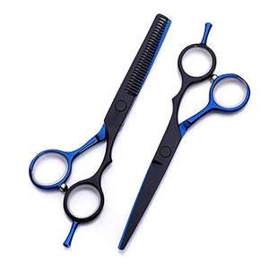 Juego de tijeras de belleza profesional Tijeras de adelgazamiento de acero inoxidable de alta calidad con punta de hoja afilada - Product Image 6