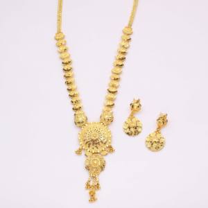 Collares largos chapados en oro para ocasiones especiales, joyería tradicional, regalo para mujer, cobre y latón chapado en oro laminado - Product Image 2