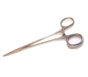 Forceps chirurgical hémostatique en acier inoxydable de haute précision, outil pince, pointes droites, porte-aiguille, instrument médical - Product Image 6