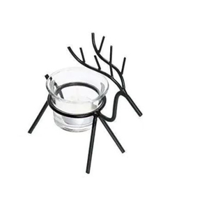 Bougeoir de renne en métal doré Bougeoir décoratif de Noël Bougeoir le plus vendu au prix le plus bas - Product Image 3