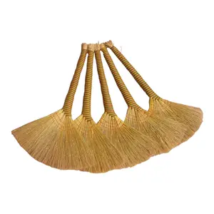 Balai de paille de riz de l'artisanat vietnamien pour le nettoyage et le balayage des sols