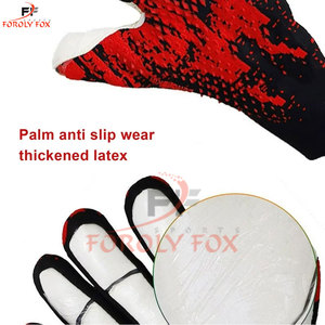 Gants de gardien de but avec impression personnalisée, protection professionnelle des mains en cuir PU, vente en gros, vêtements de sport, gants de gardien de but - Product Image 4