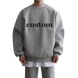 Sudadera de Invierno 2024 de Último Diseño Personalizada para Hombre, 100% Algodón, Cuello Redondo Largo de Alta Calidad con Logotipo en Relieve 3D Personalizado - Product Image 1