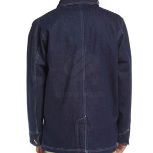 2025 Solid Color Casual Wear Men <b>Jeans</b> Jacket Streetwear New Fashion Comfortable Men <b>Jeans</b> Jacket - Product Image 3