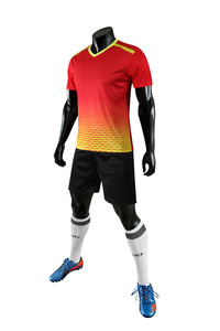 เสื้อฟุตบอลเยาวชนแฟชั่นชุดฟุตบอลปรับแต่งสีขาวดำชุดฟุตบอลเจอร์ซีย์ฟุตบอล - Product Image 4